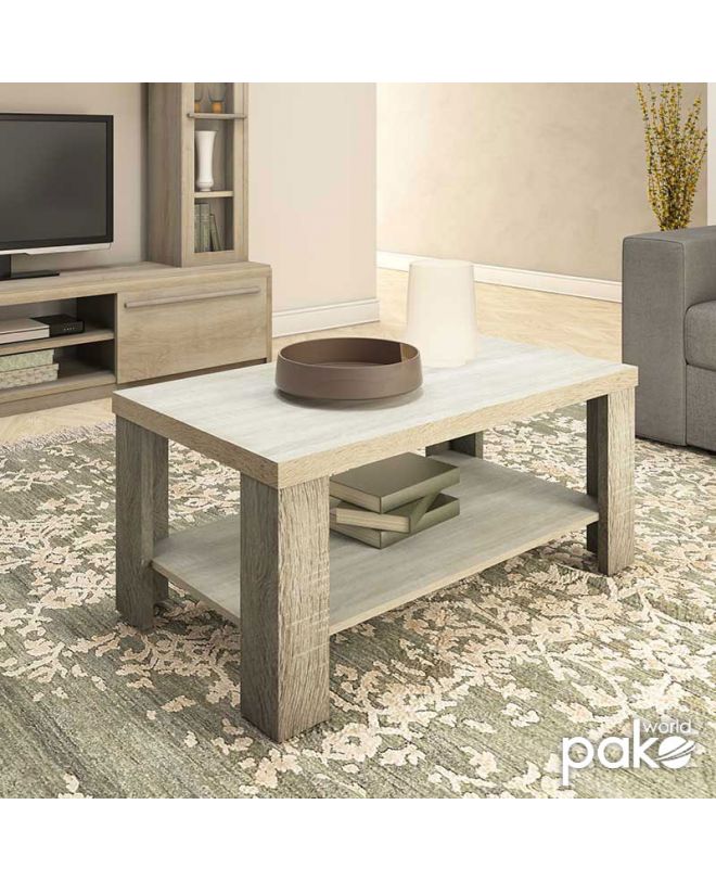 Τραπέζι σαλονιού RIANO  χρώμα sonoma 89,5x49,5x42,5εκ
