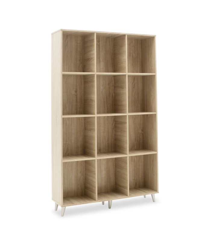 Βιβλιοθήκη FIRENZE  χρώμα sonoma 107x28,6x178εκ
