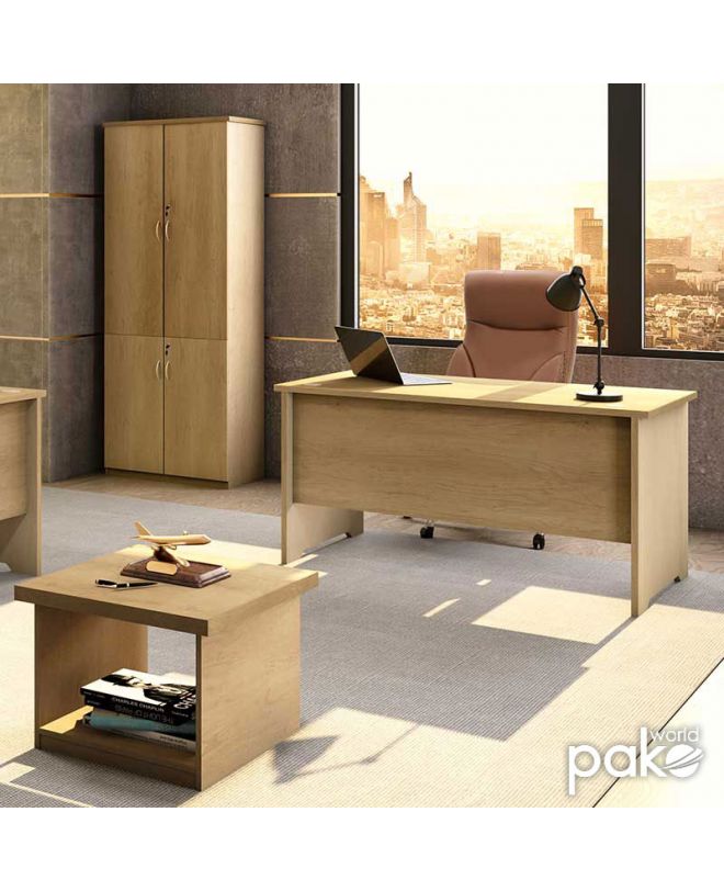 Γραφείο εργασίας επαγγελματικό Amazon  χρώμα sonoma 150x75x75εκ