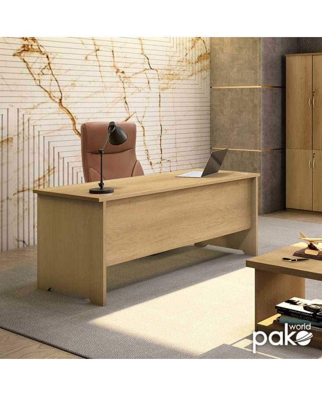 Γραφείο εργασίας επαγγελματικό Amazon  χρώμα sonoma 180x75x75εκ