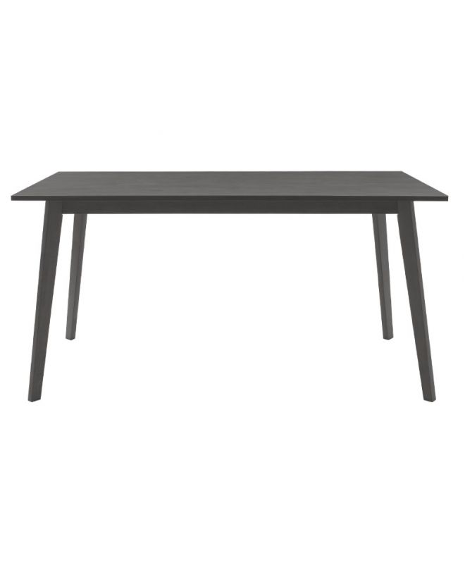 Τραπέζι Benson  MDF με καπλαμά χρώμα rustic grey 150x90x75εκ