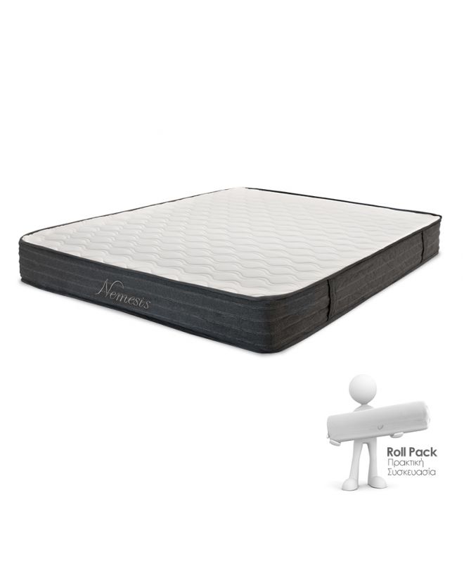Στρώμα Nemesis  pocket spring roll pack διπλής όψης 20-22cm 160x200εκ
