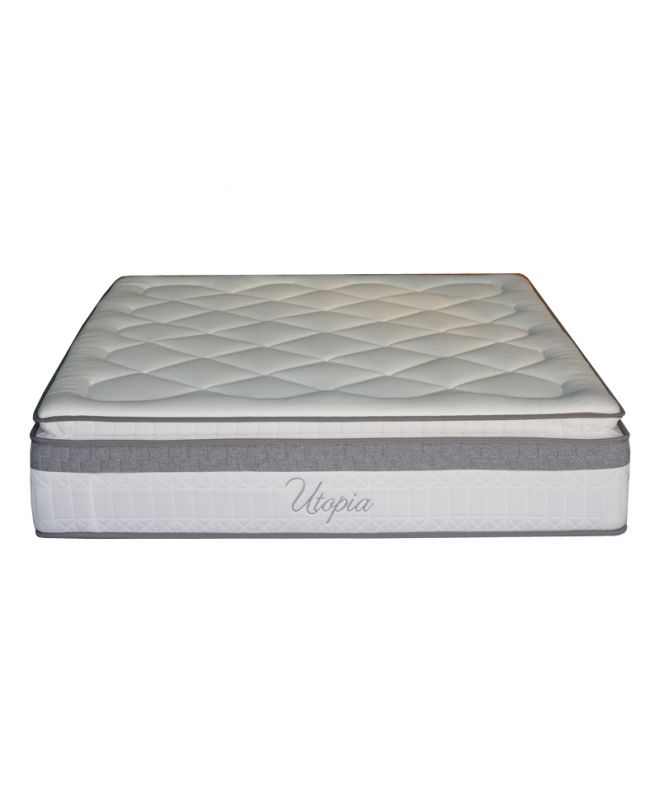 Στρώμα Utopia  pocket spring μονής όψης με ανώστρωμα 30-32cm 140x200εκ