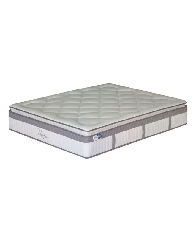 Στρώμα Utopia  pocket spring μονής όψης με ανώστρωμα 30-32cm 140x200εκ