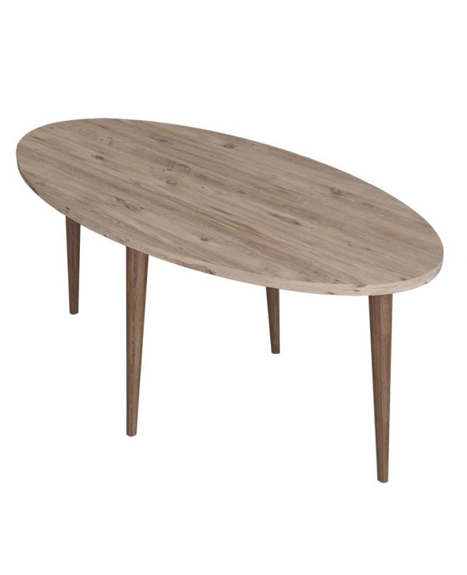 Τραπέζι σαλονιού Barton  sonoma-καφέ 90x45x40εκ
