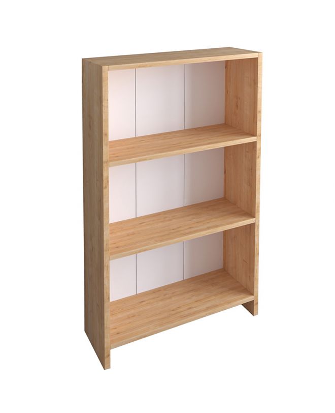 Βιβλιοθήκη Ferma  sonoma-λευκό 56x20x108εκ