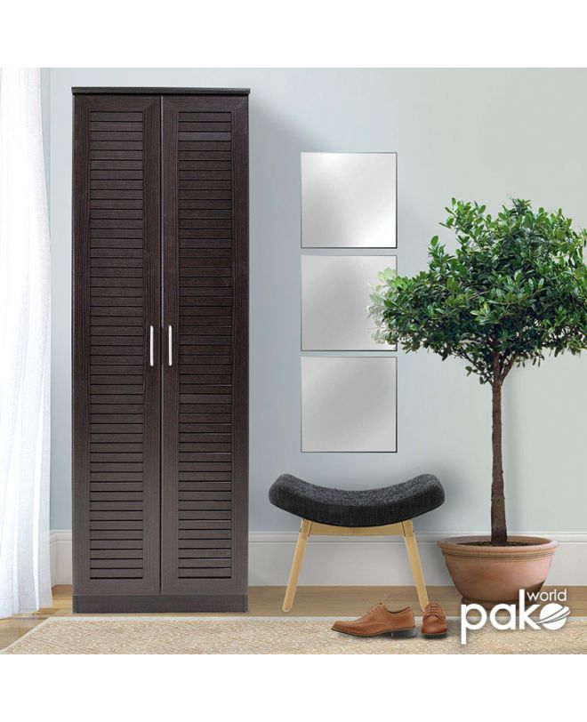 Παπουτσοθήκη-ντουλάπα SANTE  21 ζεύγων χρώμα wenge 60x37x183εκ