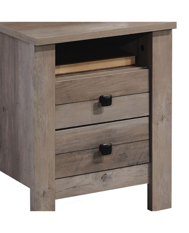 Κομοδίνο Tara  rustic oak 40x40x50.5εκ