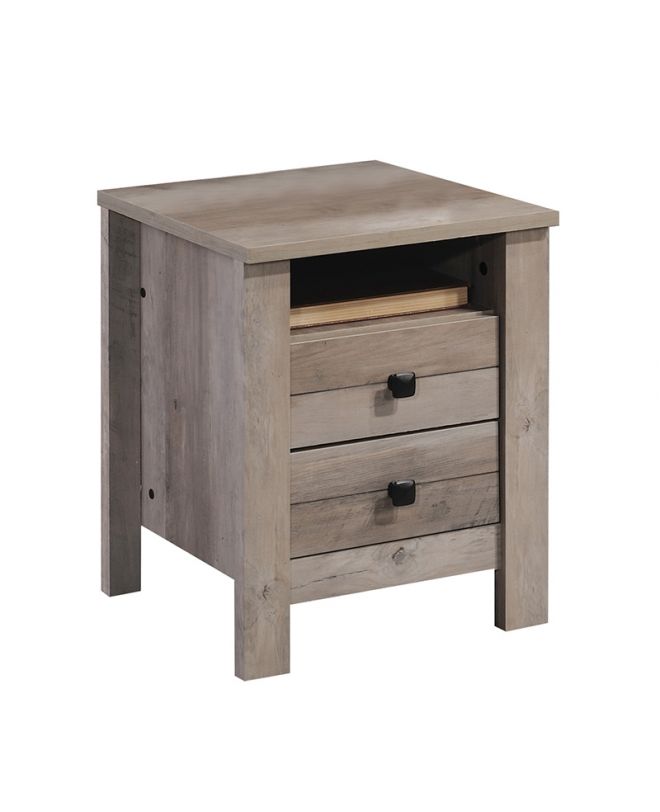 Κομοδίνο Tara  rustic oak 40x40x50.5εκ