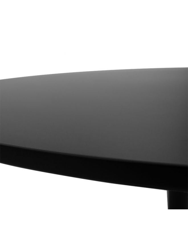 Τραπέζι Balou  MDF μαύρο Φ100x75εκ