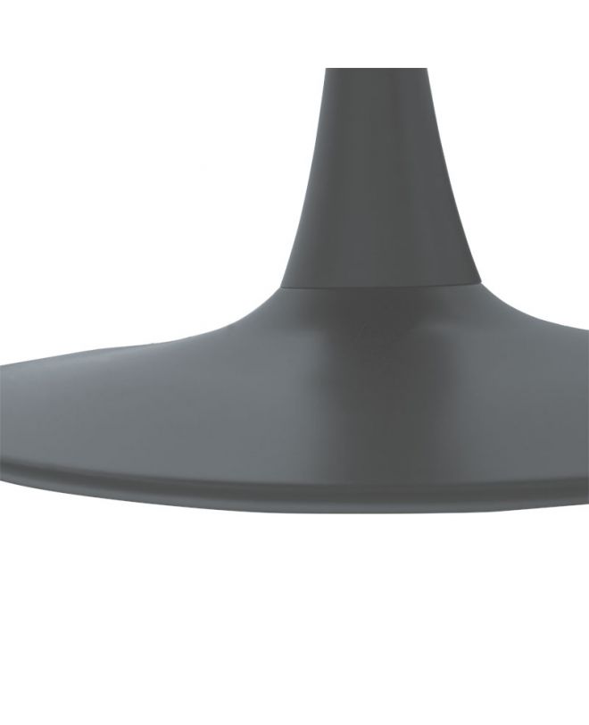 Τραπέζι Balou  MDF ανθρακί ματ Φ100x75εκ
