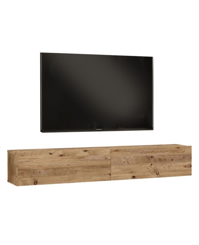 Έπιπλο τηλεόρασης επιτοίχιο Dello  sonoma 180x31.6x29.6εκ