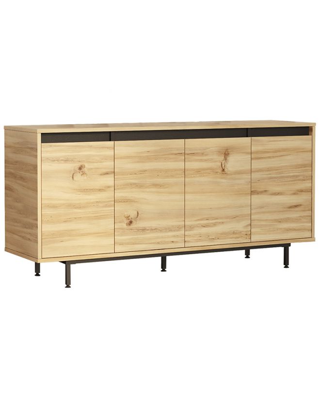 Μπουφές Jethro  sonoma-wenge 160x44.5x75.5εκ