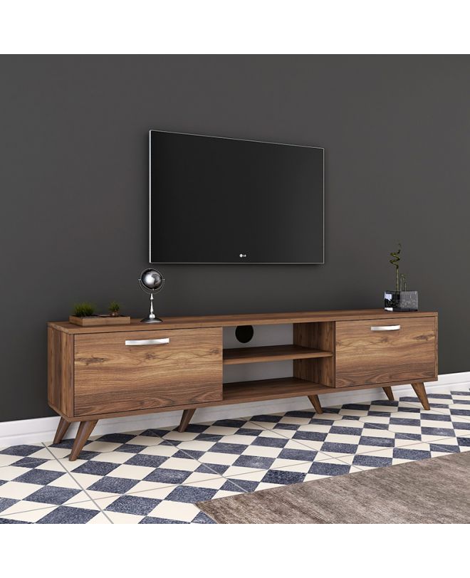 Έπιπλο τηλεόρασης Sabian  καρυδί 180x35x48,5εκ