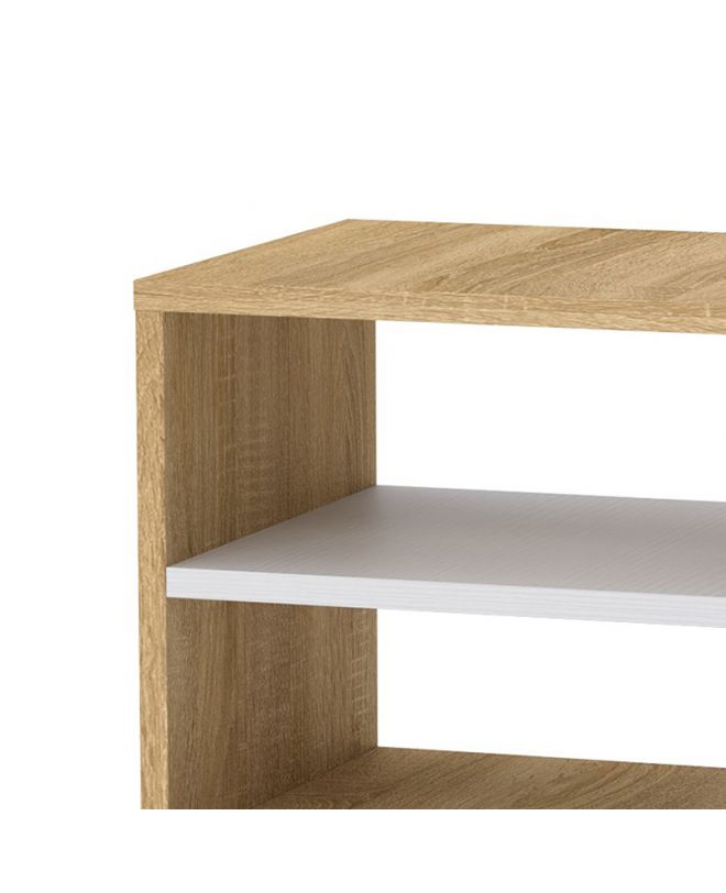 Κομοδίνο Mason  sonoma-λευκό 40x32x40εκ