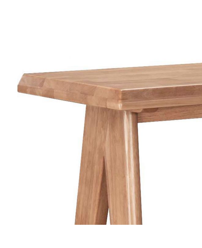 Τραπέζι Bar Winslow  ξύλο rubberwood ανοικτό καρυδί 120x45x100εκ