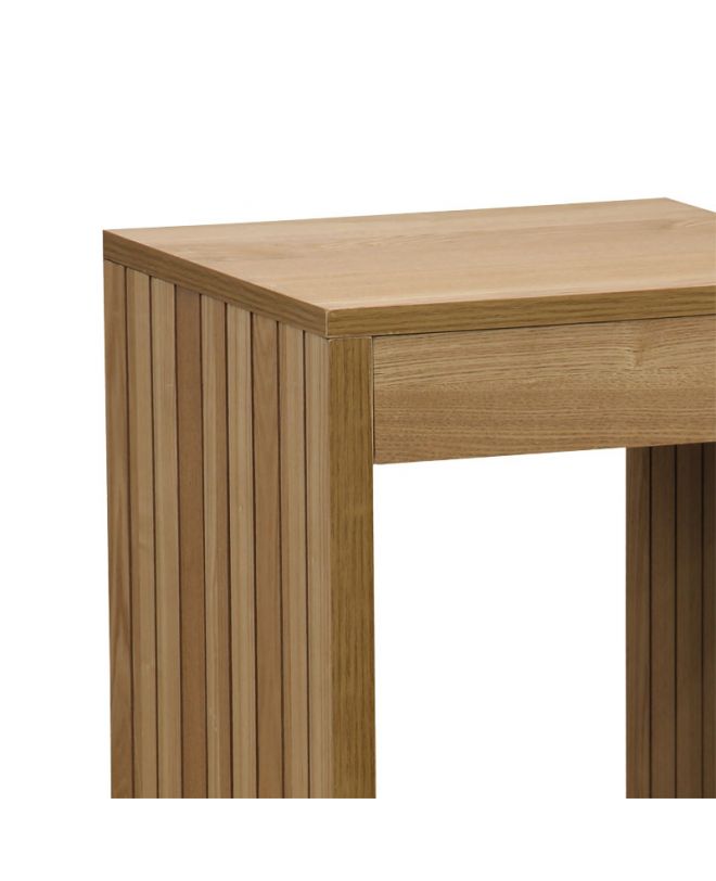 Βοηθητικό τραπέζι Focused  MDF φυσικό 40x40x50εκ