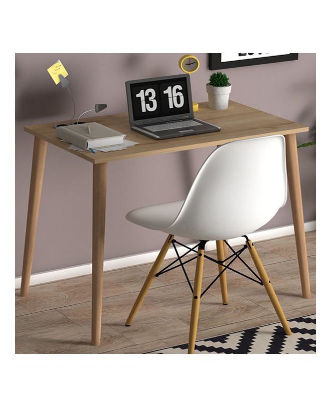 Γραφείο Fiona  από μελαμίνη χρώμα oak 90x55x75εκ.