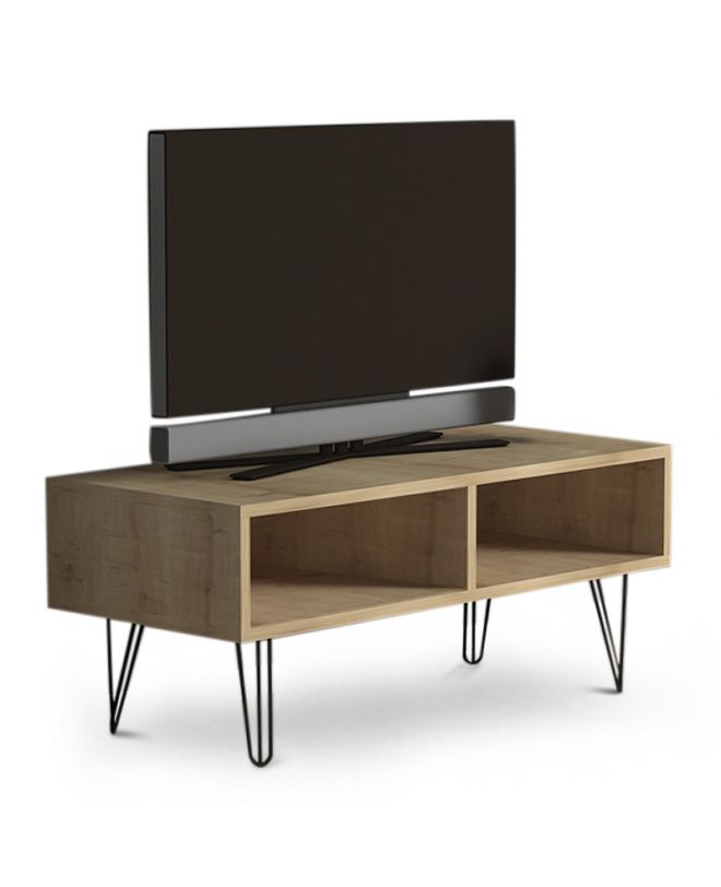 Έπιπλο τηλεόρασης Fiona  από μελαμίνη χρώμα oak 90x30x41εκ.