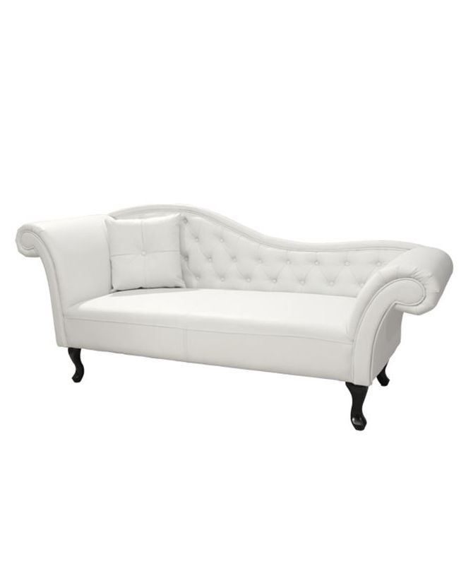 ΑΝΑΚΛΙΝΔΡΟ T.CHESTERFIELD NIOVI HM3007.02 PU ΛΕΥΚΟ ΑΡ. ΜΠΡΑΤΣΟ 190x61x84Yεκ.