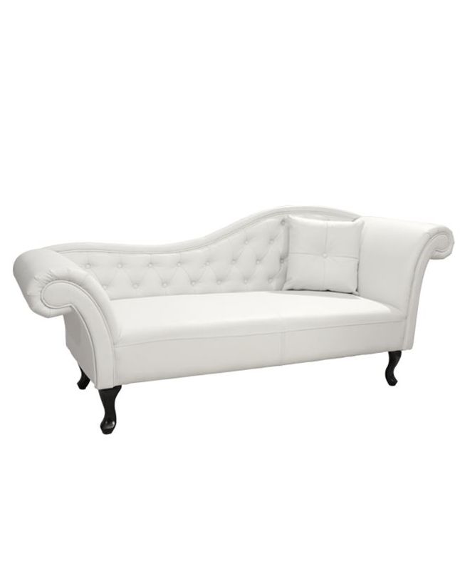 ΑΝΑΚΛΙΝΔΡΟ T.CHESTERFIELD NIOVI HM3008.02 PU ΛΕΥΚΟ ΔΕΞΙ ΜΠΡΑΤΣΟ 190x61x84Yεκ.