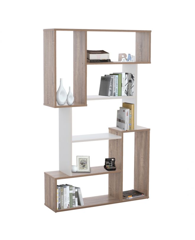 ΒΙΒΛΙΟΘΗΚΗ SHAY HM8768.01 85X22X140 ΛΕΥΚΟ