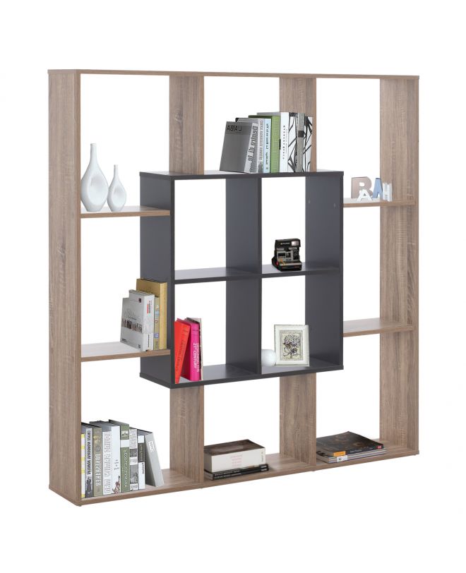 ΒΙΒΛΙΟΘΗΚΗ BRODY HM8771.02 136X22X136 ΓΚΡΙ