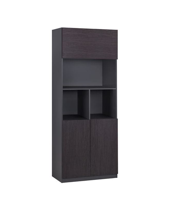 ΒΙΒΛΙΟΘΗΚΗ ΓΡΑΦΕΙΟΥ ΕΠΑΓΓΕΛΜΑΤΙΚΗ ROSEWOOD HM2089 80Χ40Χ200Υ εκ.