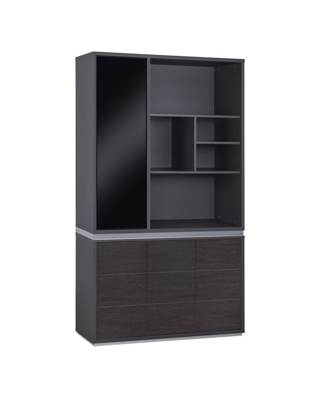 ΒΙΒΛΙΟΘΗΚΗ ΓΡΑΦΕΙΟΥ ΕΠΑΓΓΕΛΜΑΤΙΚΗ ROSEWOOD HM2091L 120Χ40Χ200Υ εκ.