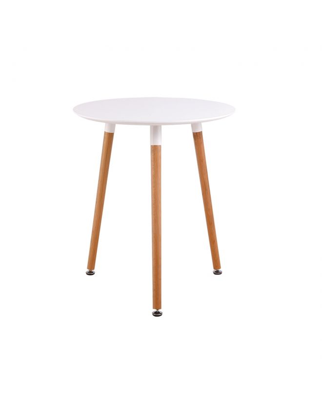 ART Τραπέζι Άσπρο MDF  Φ60 H.70cm