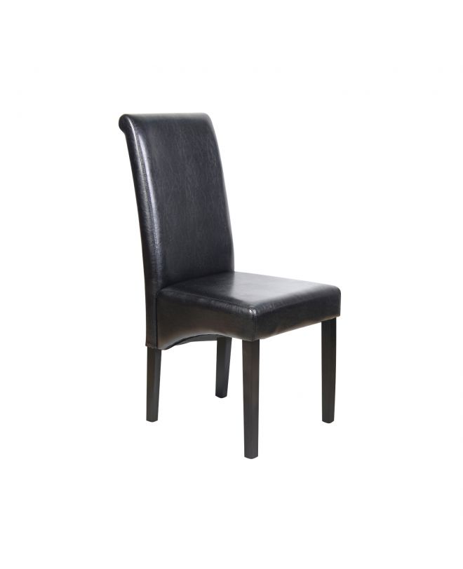 MALEVA-H Καρέκλα PU Καφέ - Wenge  46x61x100cm