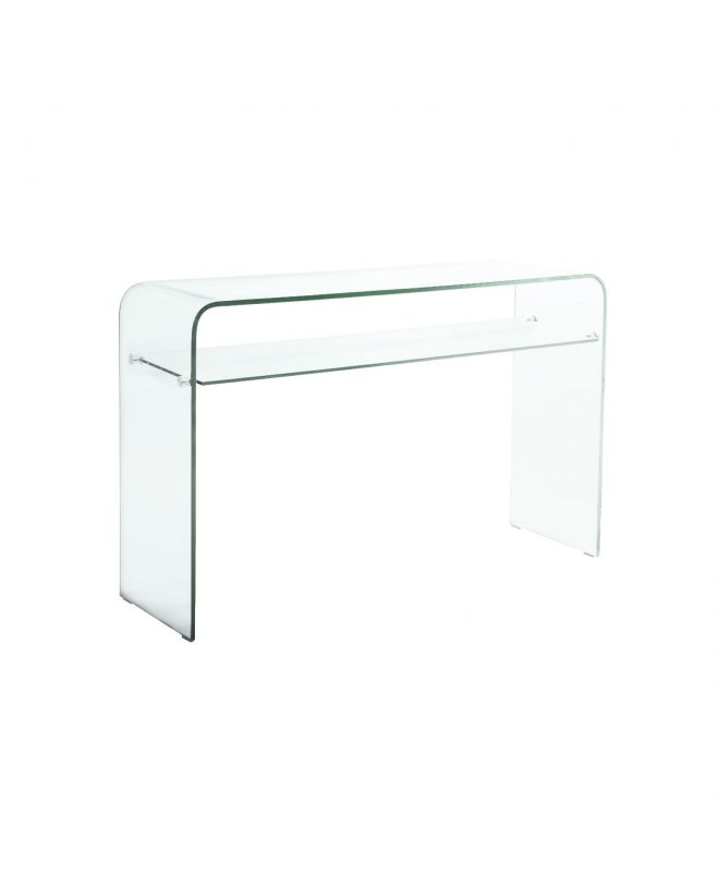GLASSER Κονσόλα - Ράφι Διάφανο Γυαλί 12/8mm  110x35x75cm