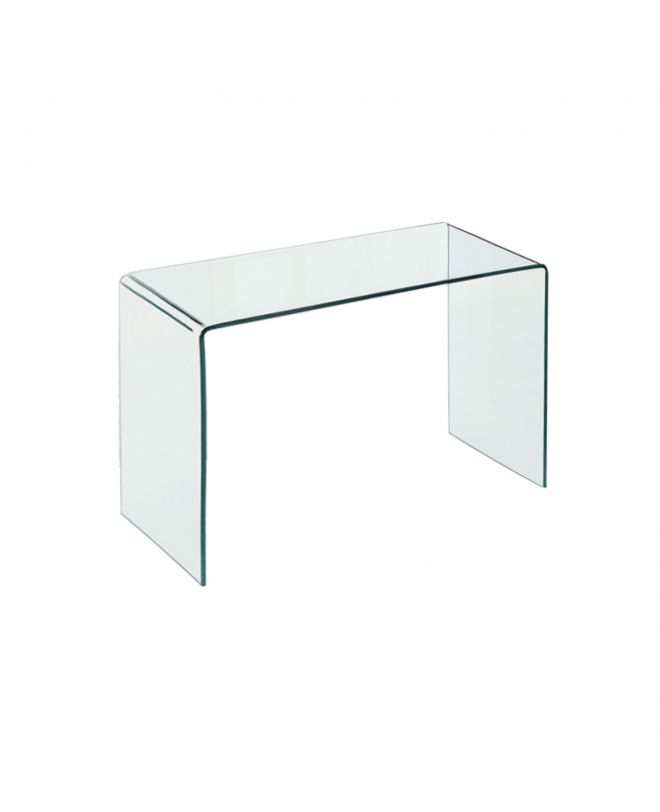 GLASSER Κονσόλα - Γραφείο Διάφανο Γυαλί 12mm  120x60x75cm