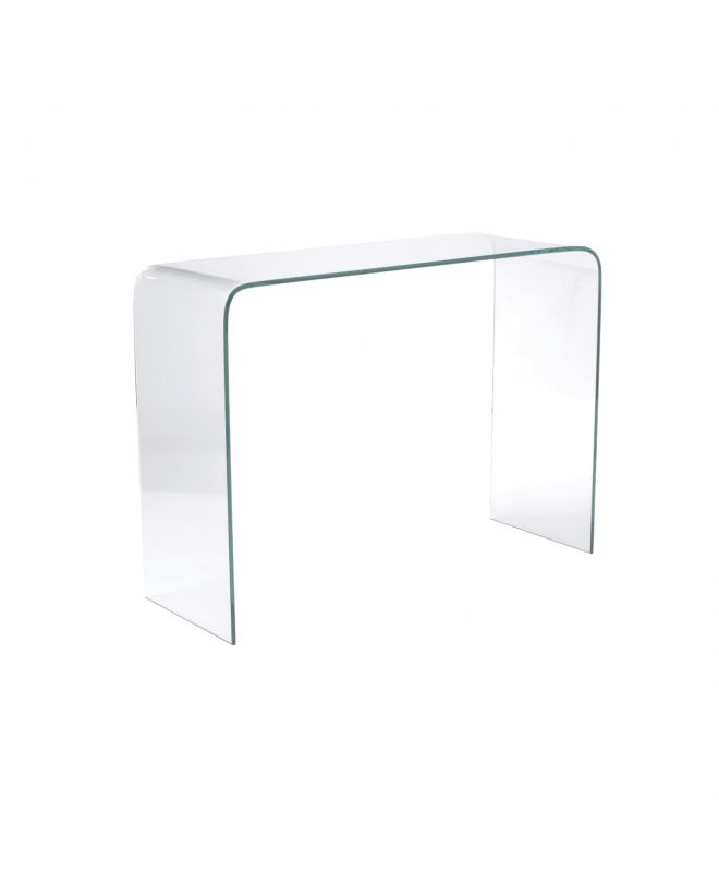 GLASSER Κονσόλα Διάφανο Γυαλί 12mm  110x35x75cm