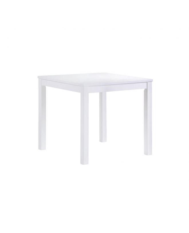 NATURALE Τραπέζι Άσπρο Mdf  80x80x74cm