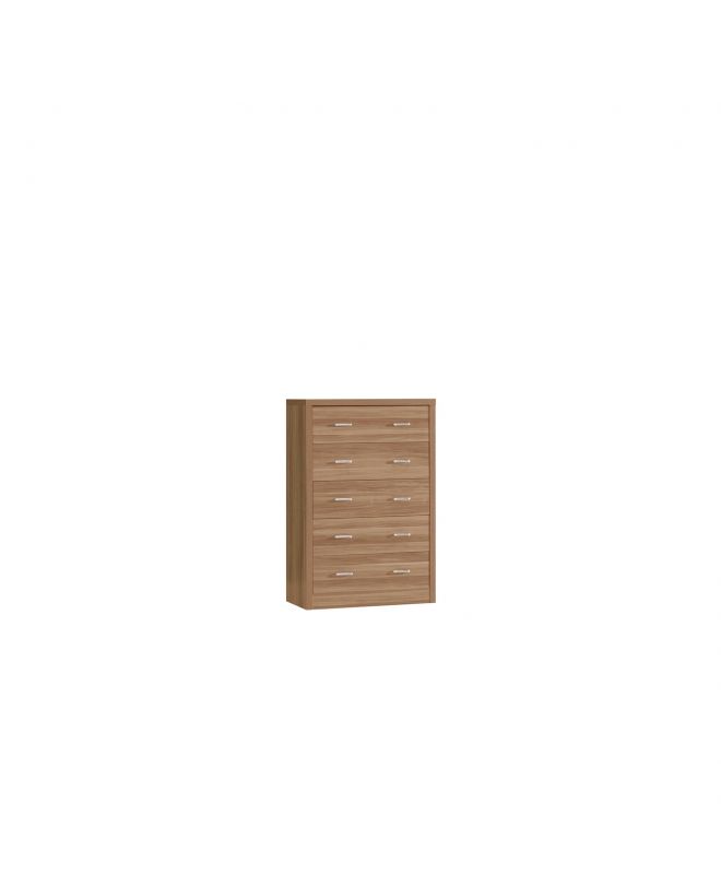 CALIBER Συρταριέρα με 5 Συρτάρια - Απόχρωση Sonoma Oak  80x39x120cm