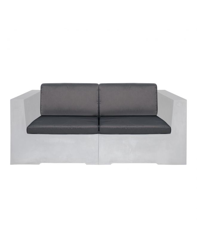 CONCRETE Set Μαξιλάρια Καναπέ Γκρι Ύφασμα Water Repellent 4 Tεμάχια  Καθ:67x66x8 -Πλάτ:67x15/8x30cm