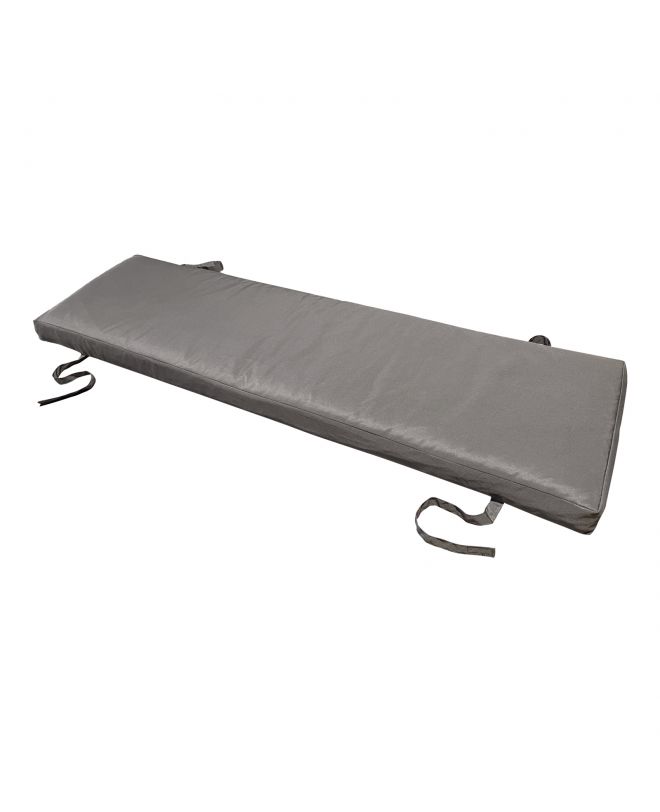 CONCRETE Μαξιλάρι Πάγκου Γκρι Ύφασμα Water Repellent  40,5x150,5x8cm