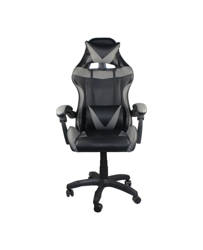 BF7850 Gaming Πολυθρόνα Γραφείου Διευθυντή Pu Μαύρο - Γκρι  63x70x117/127cm