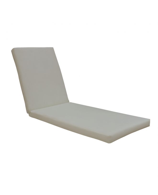 SUNLOUNGER Μαξιλάρι Ξαπλώστρας Ύφασμα Sandy Water Repellent, Foam+Polyester Φερμουάρ-Velcro  196(78+118)x60x7cm