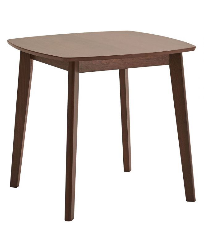 VENTI Τραπέζι Οξιά Καρυδί  80x80x75cm