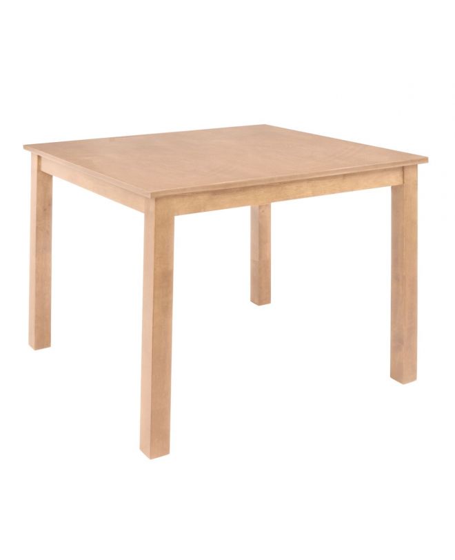 NATURALE Τραπέζι Mdf, Απόχρωση Oak  80x80x74cm