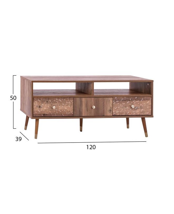 ΕΠΙΠΛΟ TV SHANICE HM8659 ΚΑΡΥΔΙ ΜΕ ΑΝΑΓΛΥΦΗ ΥΦΗ 120x39x50Y εκ.