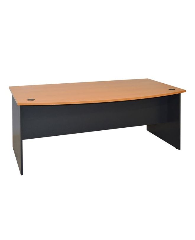 ΓΡΑΦΕΙΟ ΕΠΑΓΓΕΛΜΑΤΙΚΟ 180x93.5x74. EXECUTIVE HM2017.01 ΓΚΡΙ-ΟΞΙΑ