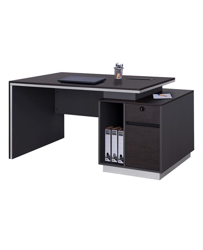 ΓΡΑΦΕΙΟ ΕΠΑΓΓΕΛΜΑΤΙΚΟ ΜΕ ΔΕΞΙΟ ΝΤΟΥΛΑΠΙ ROSEWOOD HM2087R 160X80X76Υ εκ.
