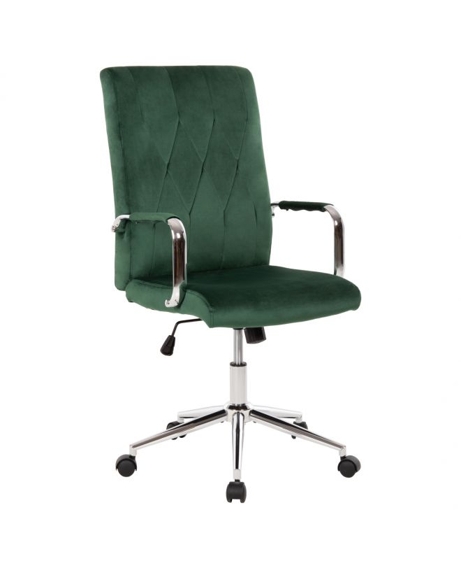 ΚΑΡΕΚΛΑ ΓΡΑΦΕΙΟΥ JOSEF HM1181.03 ΚΥΠΑΡΙΣΣΙ ΒΕΛΟΥΔΟ-INOX ΒΑΣΗ 58x61x105-113Yεκ.