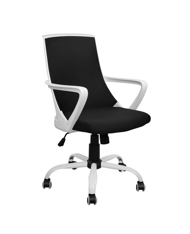 ΚΑΡΕΚΛΑ ΓΡΑΦΕΙΟΥ HM1053.01 ΜΑΥΡO MESH & ΠΟΔΙ ΜΕΤΑΛΛΙΚΟ 58x59x103 εκ.