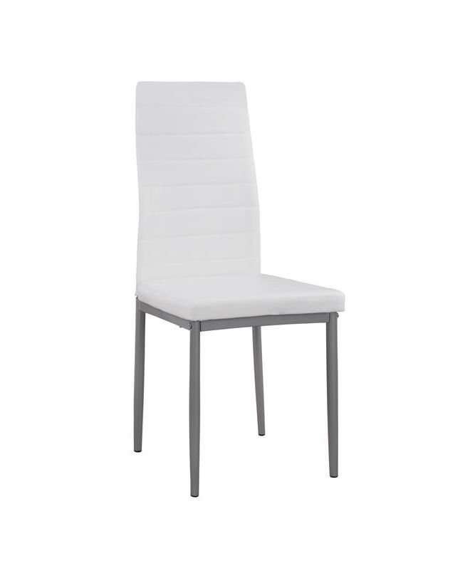 ΚΑΡΕΚΛΑ ΜΕΤΑΛΛΙΚΗ LADY HM0037.11 ΛΕΥΚΟ PU ΜΕΤΑΛΛΙΚΟ ΣΚΕΛΕΤΟ K/D 40x48x95 εκ.