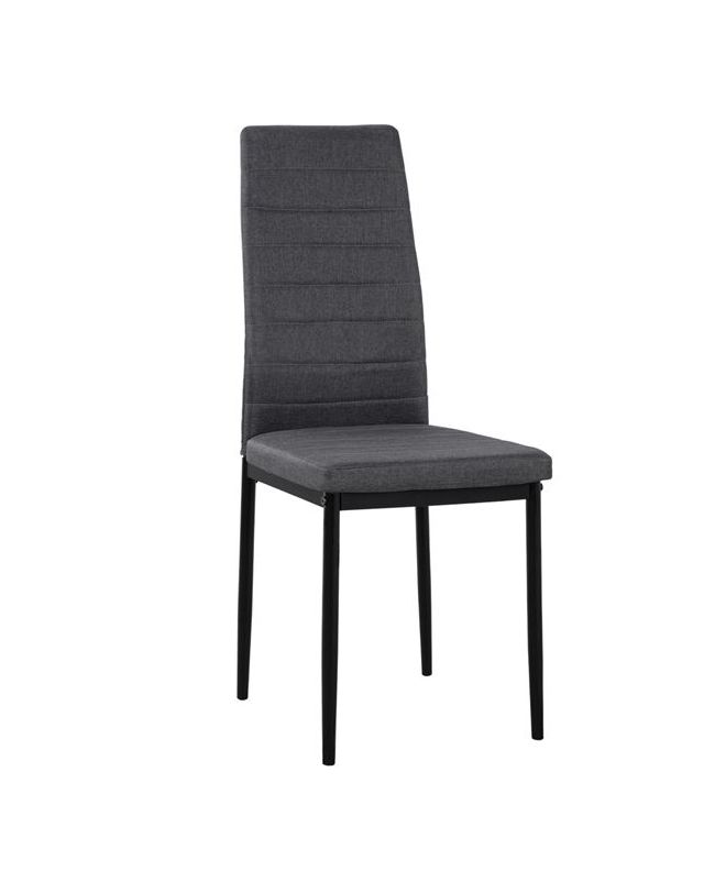 ΚΑΡΕΚΛΑ ΜΕΤΑΛΛΙΚΗ LADY HM0037.20 ΓΚΡΙ ΥΦΑΣΜΑ ΜΕΤΑΛΛΙΚΟ ΣΚΕΛΕΤΟ K/D 40x48x95
