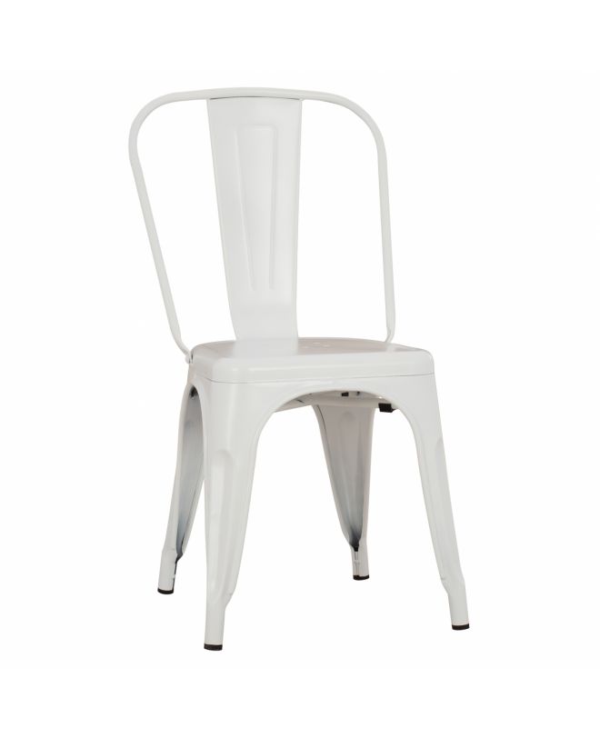 ΚΑΡΕΚΛΑ ΜΕΤΑΛΛΙΚΗ MELITA ΣΕ ΛΕΥΚΟ MAT  43x50x82 εκ. HM8641.22